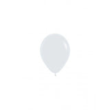 Sempertex 12cm Round Balloons White pack of 100- perfect for character eyes. Biodegradable