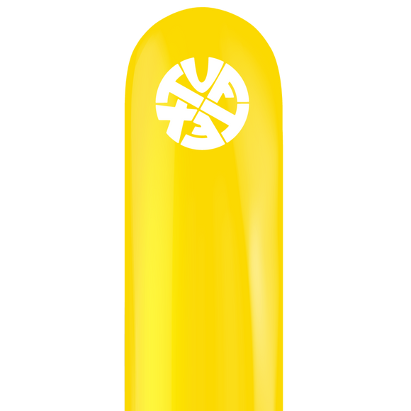 Tuftex 260 twisting balloons- Standard Yellow- Pack of 50