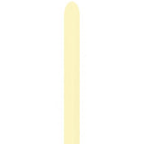 DTX (Sempertex) 260 Modelling Balloons Pastel Yellow pack of 50