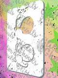 Glitter and Ghouls Face Painting Stencil- 952- Yoshi