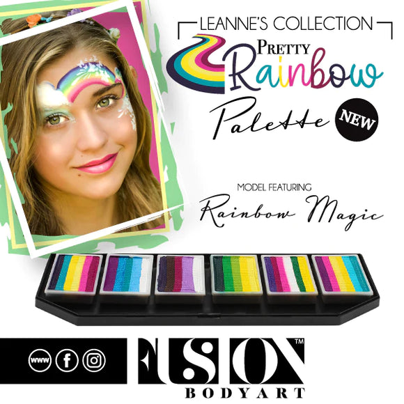 Fusion pretty rainbow palette by Leanne courtney