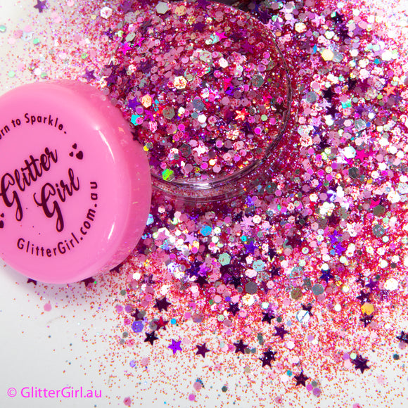 Glitter Girl Biodegradable Eco Glitter- Bubble gum