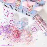 Glitter Girl Biodegradable Eco Glitter Stack- Chunky Unicorn
