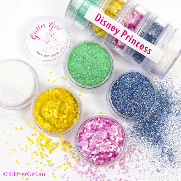 Glitter Girl Biodegradable Eco Glitter Stack- Disney Princess Collection