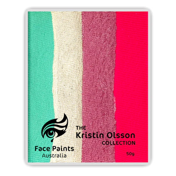 Face Paints Australia Rainbow Cake -  Kristin Olsson - Coral Reef