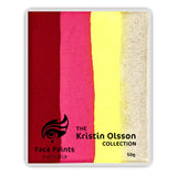 Face Paints Australia Rainbow Cake FPA-  Kristin Olsson - Rosy Maple 50g