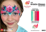 Face Paints Australia Rainbow Cake -  FPA Kristin Olsson - Coral Reef 50g