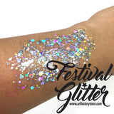Festival Chunky Glitter Gel | Starstruck- silver 35ml