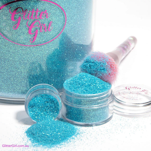 Glitter Girl Biodegradable Eco Glitter- Aqua Tail