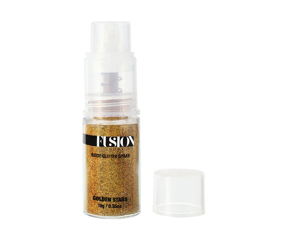 Face Painting Glitter Pump Spray | Golden Stars-  Holographic Gold