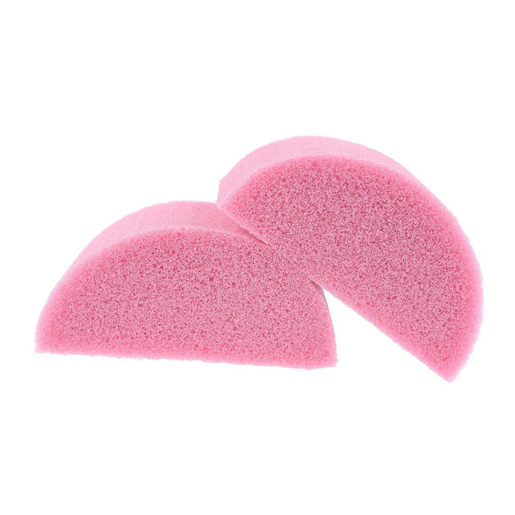Fusion Body Art - Half Round Face Paint Sponge 2PK- Pink