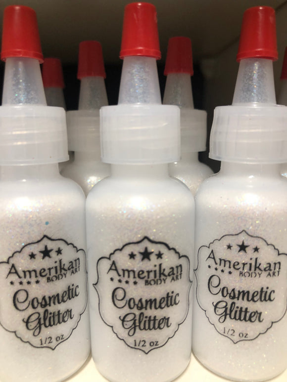 Amerikan Body Art Face Painting (cosmetic) Glitter Holographic White