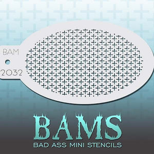 BAM- Bad Ass Mini Face painting Stencils 2032