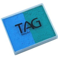 Tag Body Art Split Cake 50g- Regular Teal and Regular Light Blue