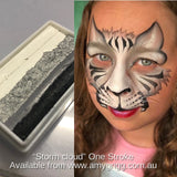 Amy's Collection- One Stroke Rainbow Cake- Storm Cloud 30g- great for bunnies, snow tigers, wolves, skulls, koalas…