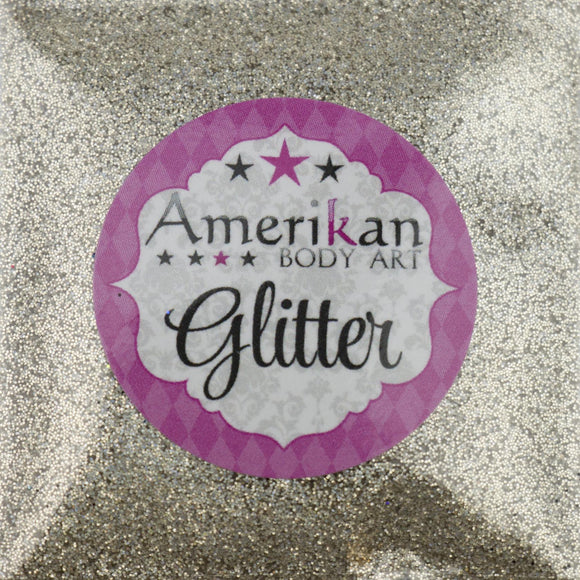 Amerikan Body Art Face Painting Glitter (Cosmetic Grade)- Sparkling hollographic Champagne Gold