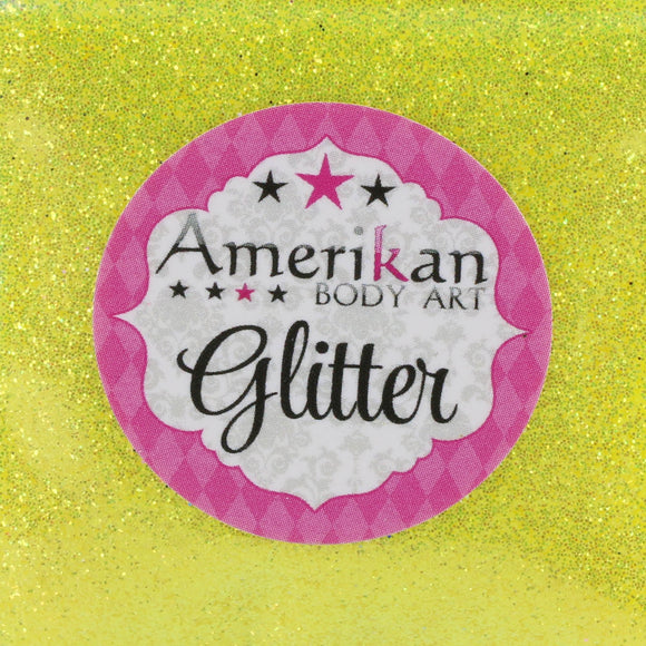 Amerikan Body Art Face Painting Glitter (Cosmetic Grade)- Lemon Zest