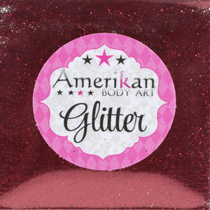 Amerikan Body Art Face Painting Glitter (Cosmetic Grade)- Firetruck red