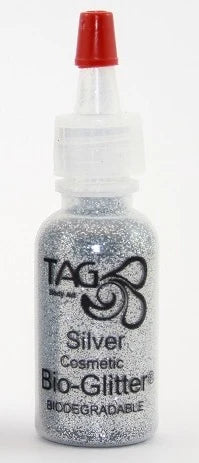 TAG Bioglitter 15ml Puffer Bottle 15ml- Holographic Silver