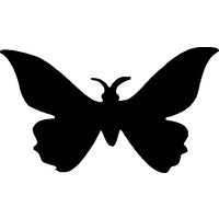 Glitter Tattoo Stencil - Butterfly two