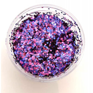 Face Painting Store UK Chunky Loose Glitters- 10g jar- Princess Mix