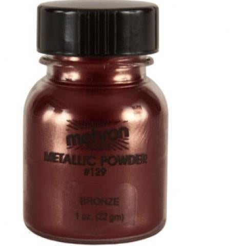Mehron High pigmented Metallic Powders 1 oz-  Bronze