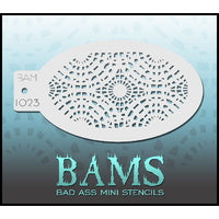 BAM- Bad Ass Mini Face painting Stencils 1023