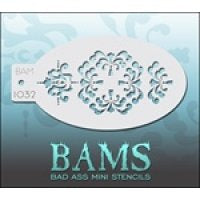 BAM- Bad Ass Mini Face painting Stencils 1032
