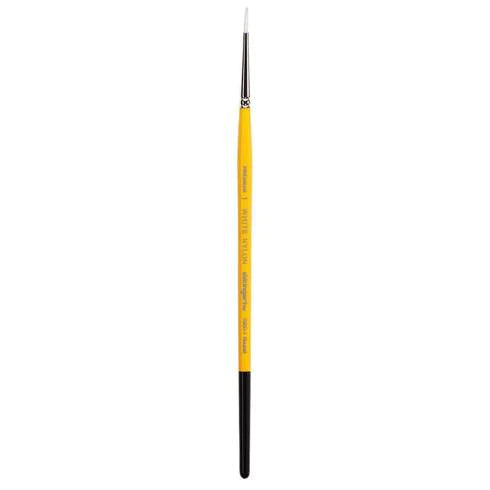 KingArt 7950 | Face Painting Brush White Nylon - Round #1