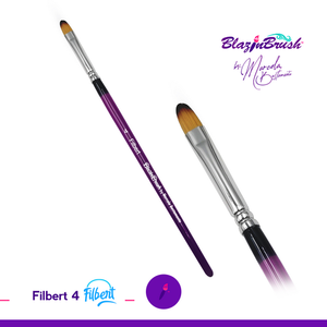 Blazin Face Painting Brush by Marcela Bustamante | Filbert 4