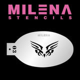 Milena Face Painting stencils- Tribal centrepeice 03