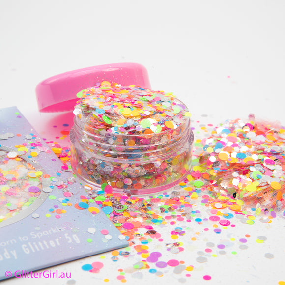 Glitter Girl Biodegradable Eco Glitter- Mardi Gras