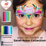 Face Paints Australia Linework Edging onestroke Cake FPA- Lightening Ridge by Sarah Asker 50g