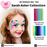 Face Paints Australia Linework Edging onestroke Cake FPA- Lightening Ridge by Sarah Asker 50g