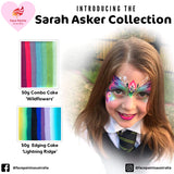 Face Paints Australia Linework Edging onestroke Cake FPA- Lightening Ridge by Sarah Asker 50g