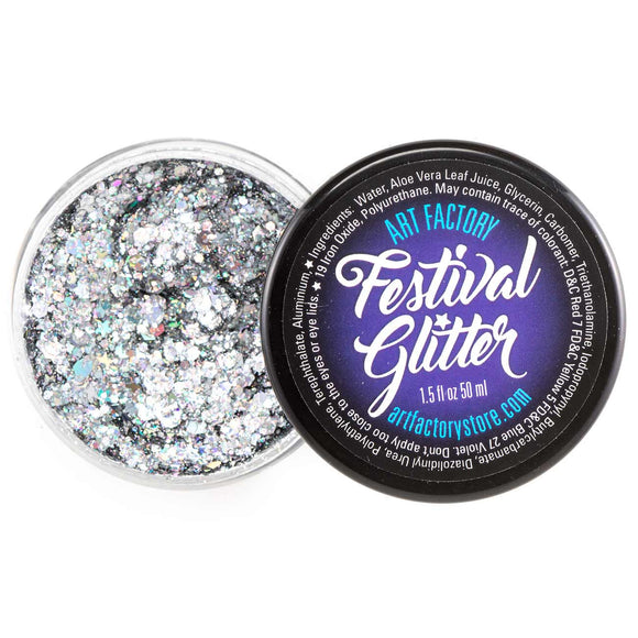 Festival Chunky Glitter Gel | Starstruck- silver 35ml