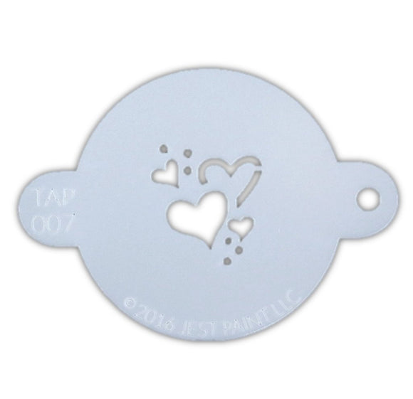 TAP Face Painting Stencils- TAP #007 Hearts