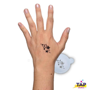 TAP Face Painting Stencils- TAP #012 Star Trail