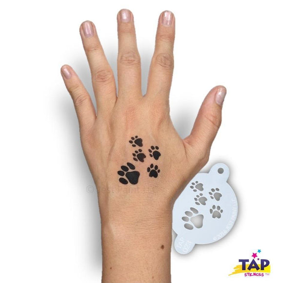 TAP Face Painting Stencils- TAP #023 Paw Prints