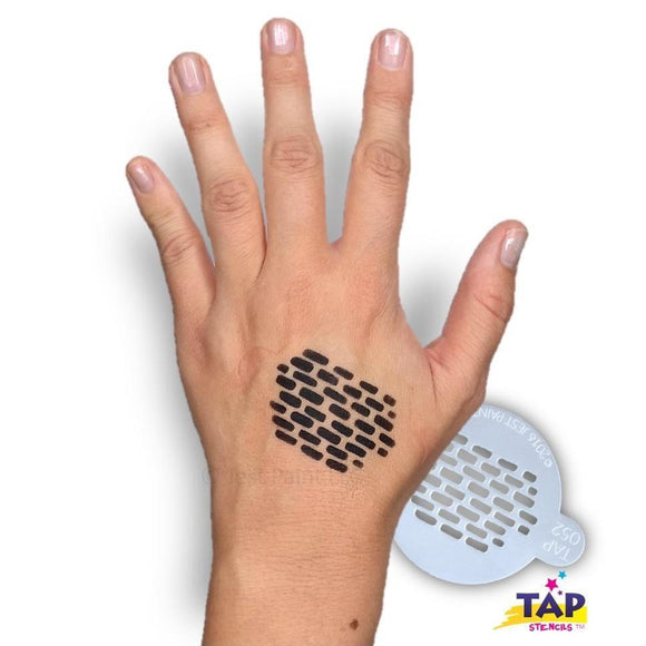 TAP Face Painting Stencils- TAP #052 Bricks