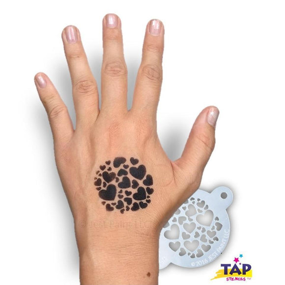 TAP Face Painting Stencils- TAP #058 Sweet Hearts