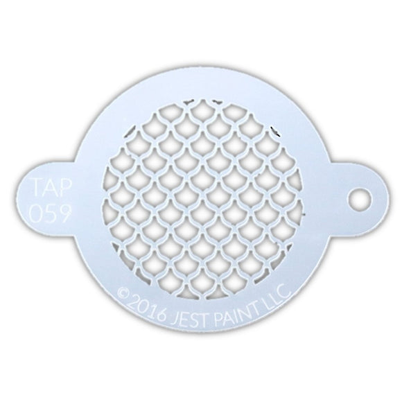 TAP Face Painting Stencils- TAP #059 Mermaid Scales