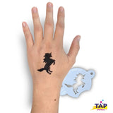 TAP Face Painting Stencils- TAP #088 Unicorn Prancing