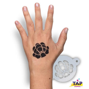 TAP Face Painting Stencils- TAP #102 Mermaid Shell