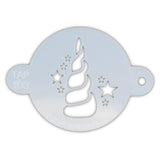 TAP Face Painting Stencils- TAP #103 Unicorn Horn with Stars