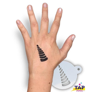 TAP Face Painting Stencils- TAP #104 Unicorn Horn