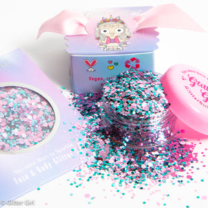 Glitter Girl Biodegradable Eco Glitter- Unicorn Wonder