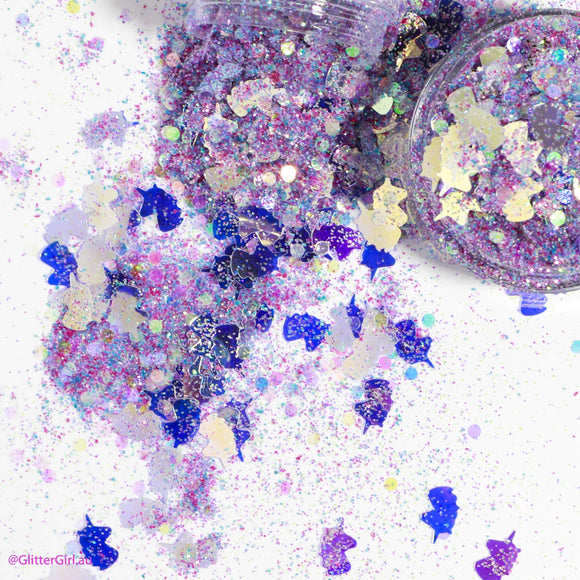 Glitter Girl Biodegradable Eco Glitter- Unicorn Power