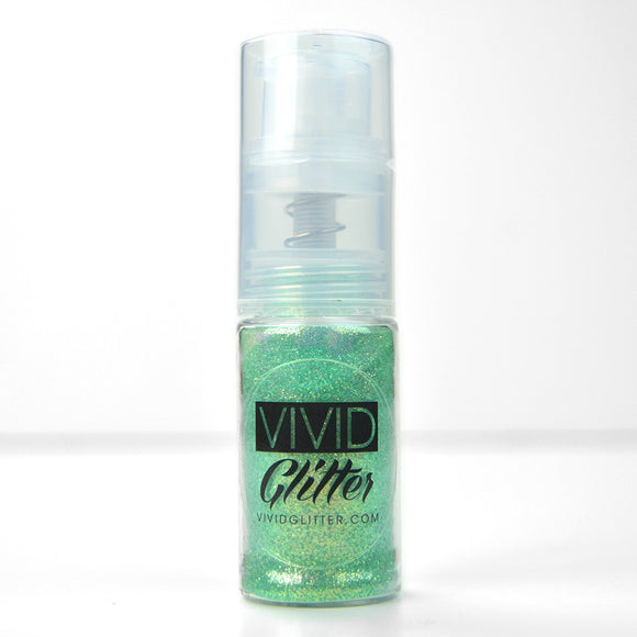 VIVID Glitter | Fine Mist Glitter Spray Pump | Golden Mint 14ml