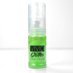 VIVID Glitter | Fine Mist Glitter Spray Pump | Lime Zest14ml